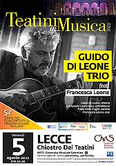 Guido di leone trio feat. francesca leone @ lecce
